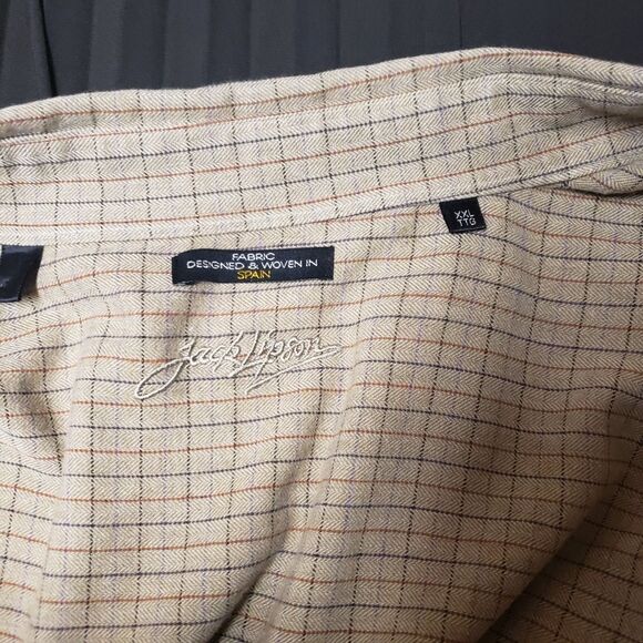 Men's Jack Lipson Button Down Long Sleeve Casual City Shirt Sz XXL PO Good - Picture 9 of 10